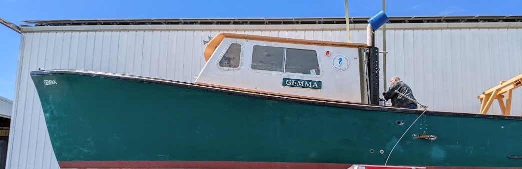 RV Gemma in Dry dock