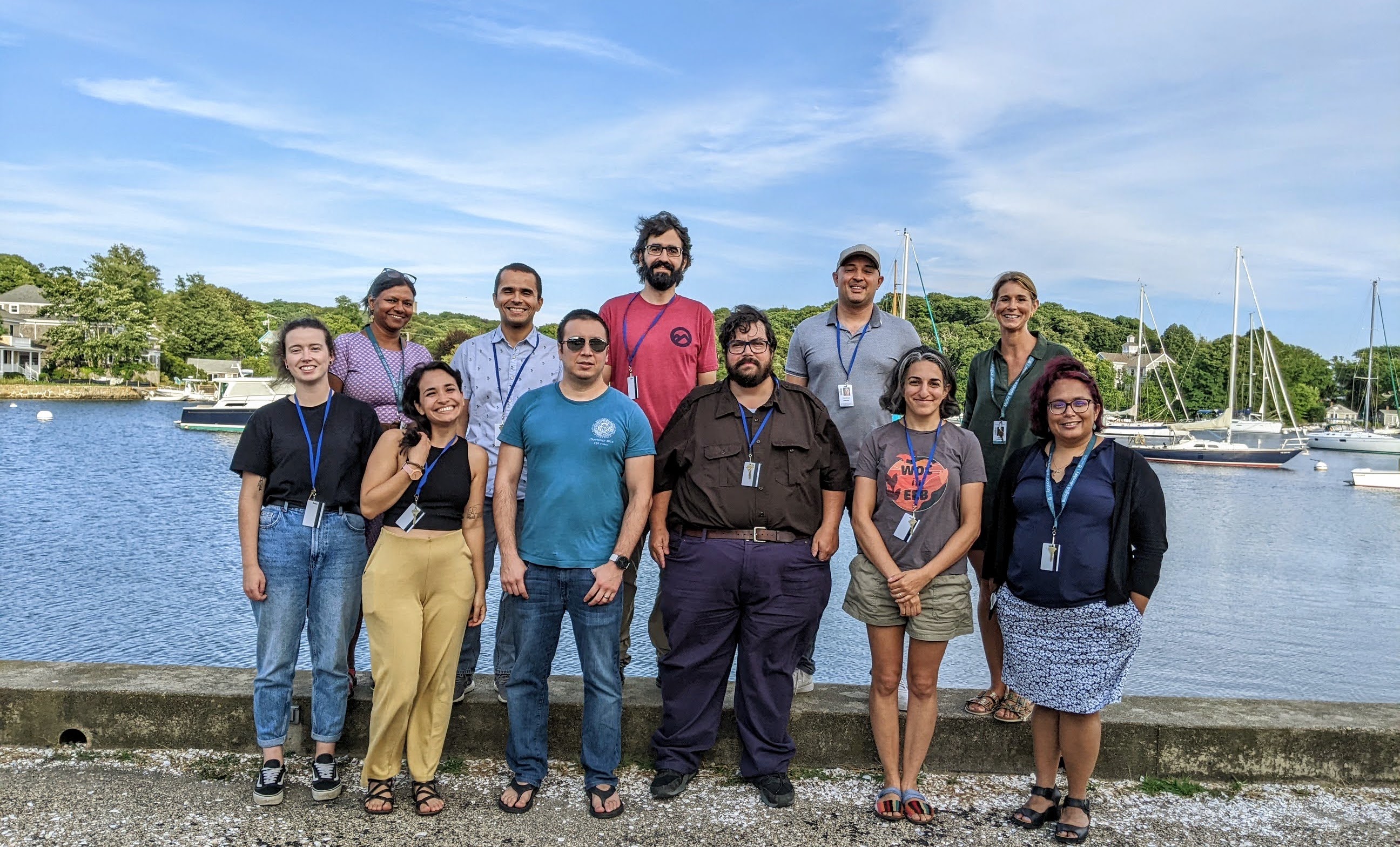 The inaugural 2022 Building Innovation Through Diversity (BID) cohort and their hosts.