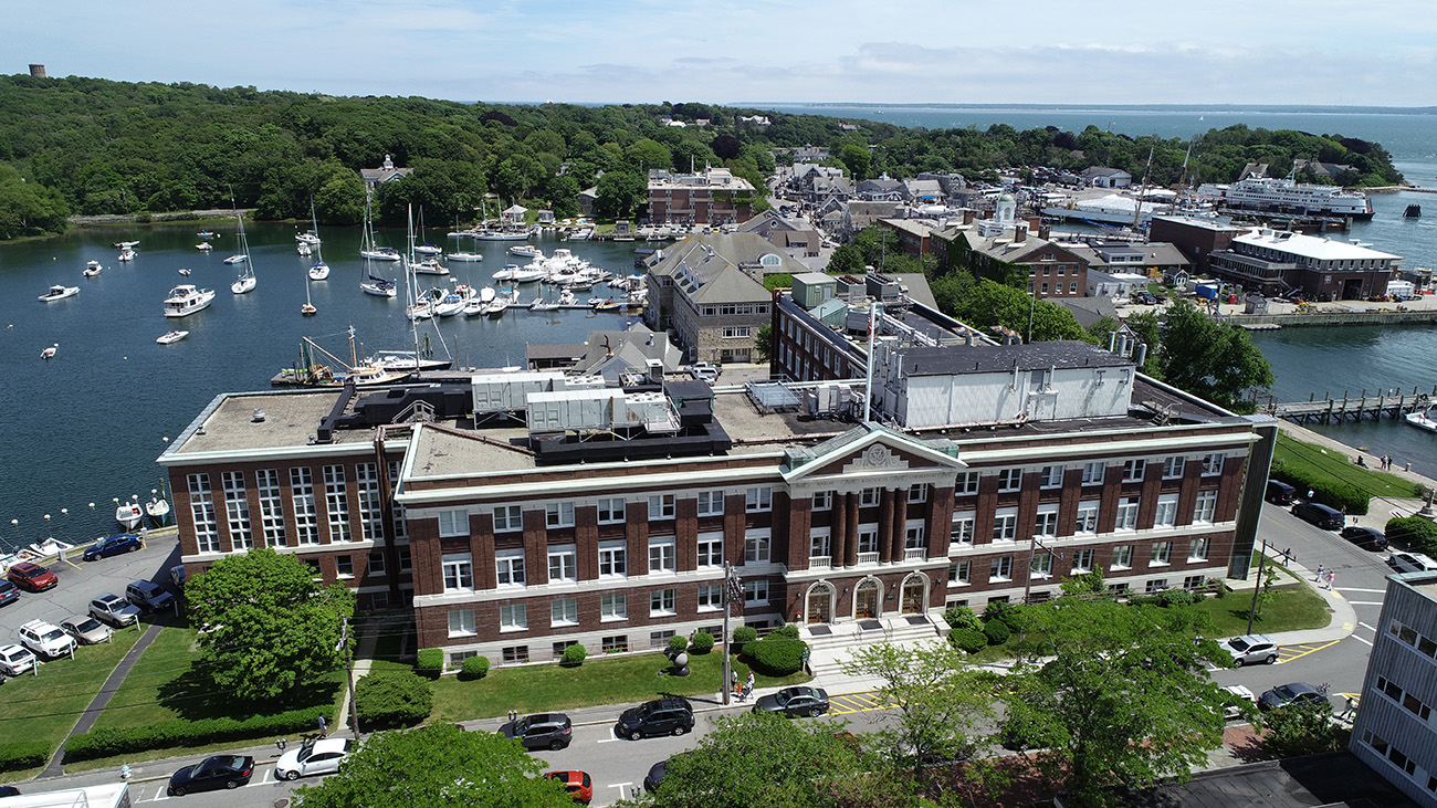 MBL campus aerial shot