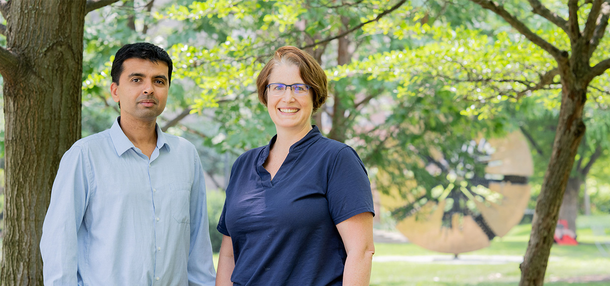 Arvind Murugan and Margaret Gardel 