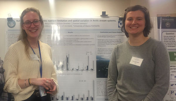 Abby Rec of Gettysburg College (SES 2018) presented a poster on the research she conducted at Toolik Lake