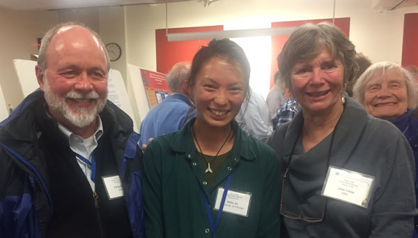 BL Senior Scientist Ed Rastetter, lead principal investigator of the Arctic LTER; Ruby An (SES 2015, University of Chicago 2017); and Anne Giblin