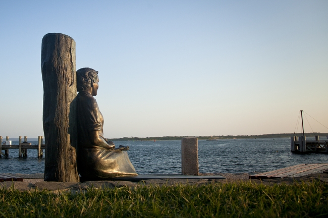 Rachel Carson Statue at MBL