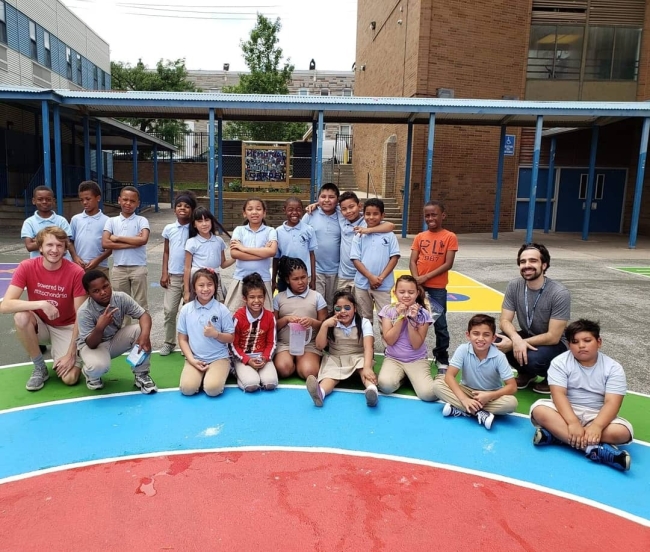 Students from  William Paca Elementary School in Baltimore, MD. Courtesy: Brady Goulden