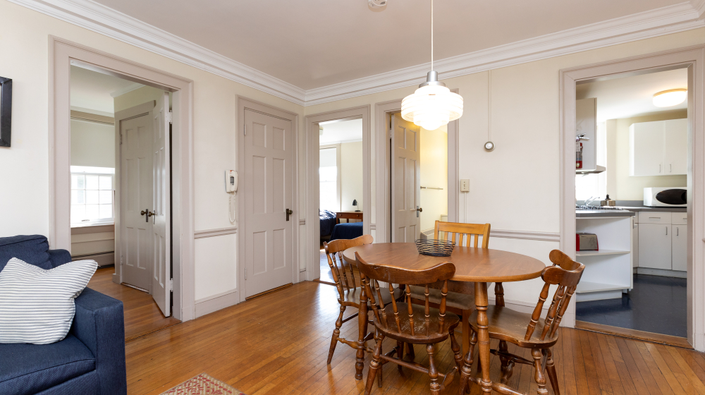 Brick Apartment Dining Area