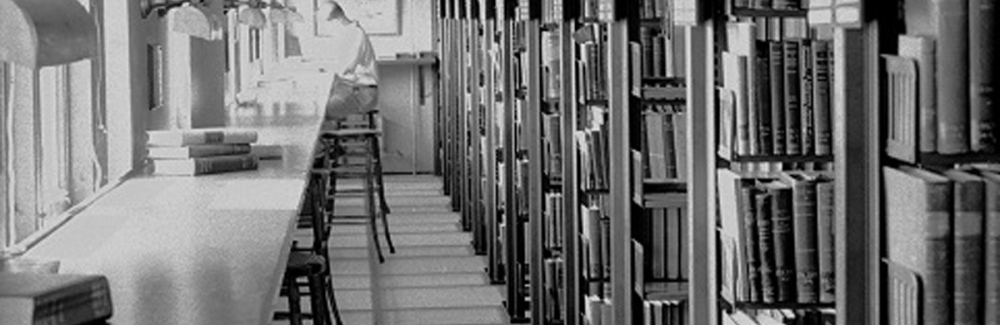 MBLWHOI Library Stacks. Credit: MBL Archives