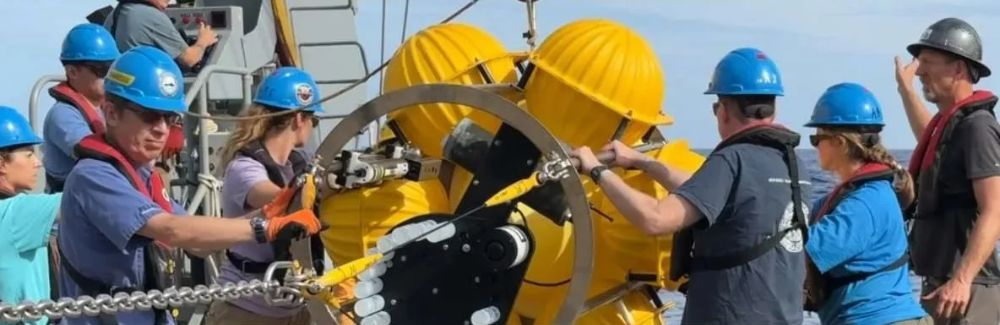 Scientists at sea