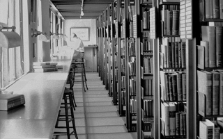 MBLWHOI Library Stacks. Credit: MBL Archives