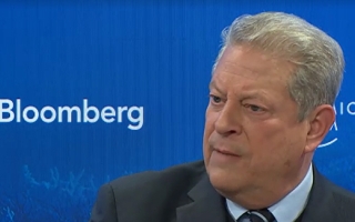Former U.S. Vice President Al Gore, a panelist at the World Economic Forum's "Taking Action for the Ocean" panel.
