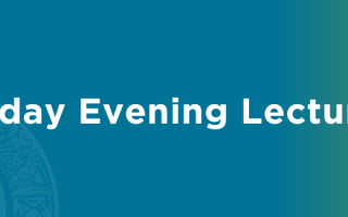 friday evening lecture banner