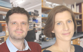 Head shots of Jakub Czuchnowski and Ewa Sitarska side by side with Jakub on the left. 