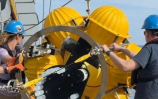 Scientists at sea