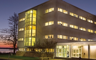 Rowe lab at night