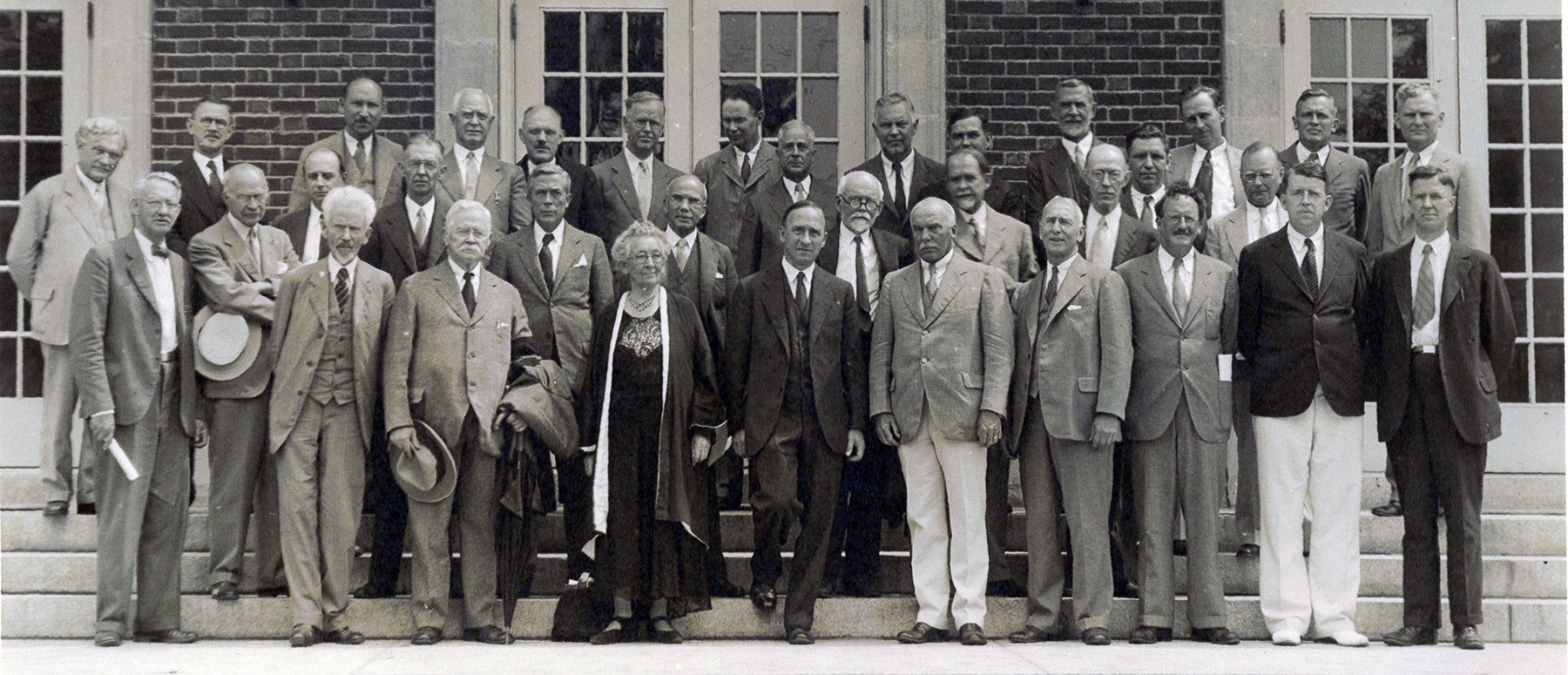 Cornelia Clapp with the MBL Board of Trustees, circa 1933. Credit: MBL Archives