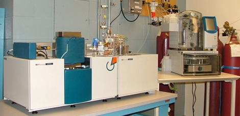 ISOPRIME CF-IRMS interfaced with Dual Inlet and OI Analytical TIC-TOC Purification Units
