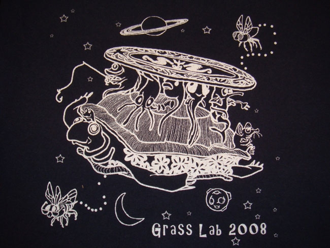 t-shirt design of the 2008 Grass Lab