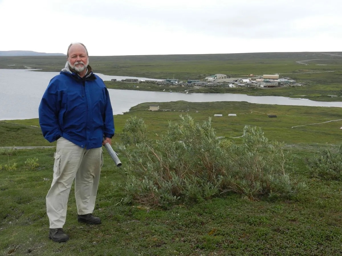 MBL Senior Scientist Ed Rastetter, lead principal investigator for the NSF's Arctic Long Term Ecological Research project, at Toolik Field Station in August. Credit: Kelsey Lindsey