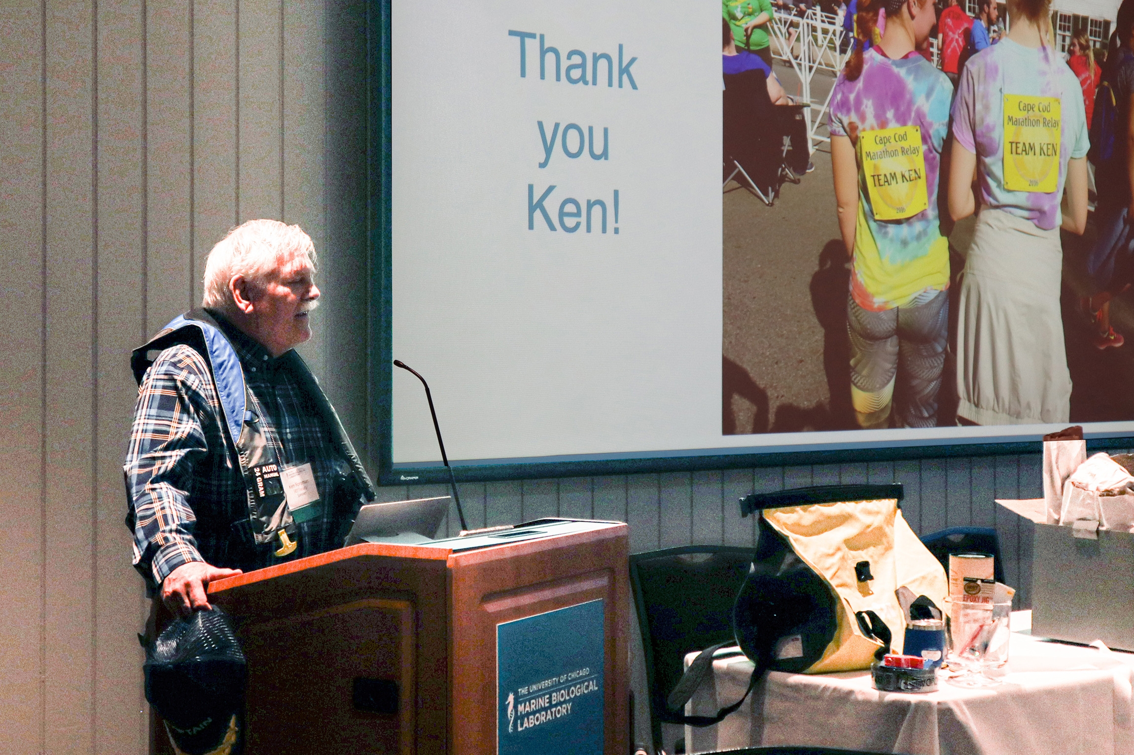 Ken Foreman speaks during the SES/SBD Event