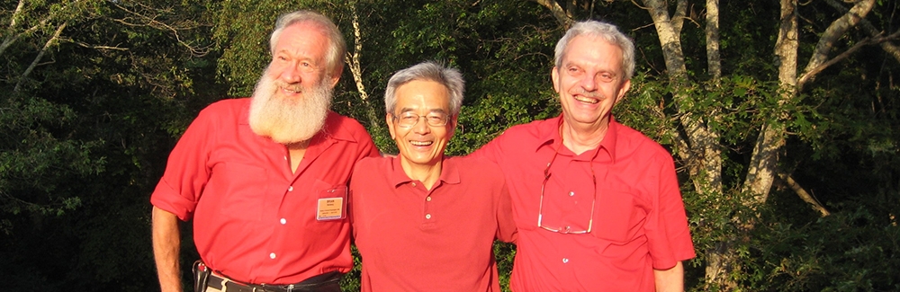 Brian Salzberg, Dick Tsien, and Larry Cohen in Woods Hole. Credit: Brian Salzberg