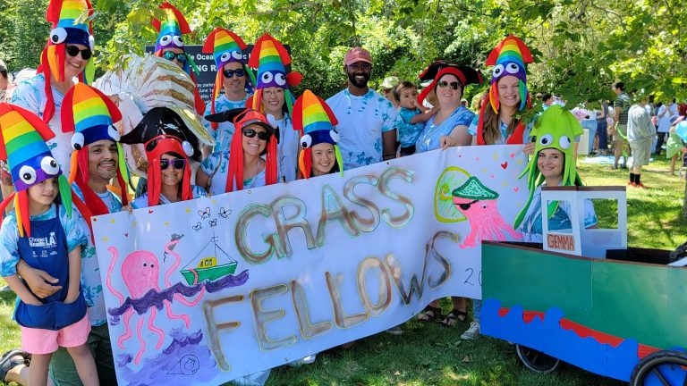 2022 Grass Fellows at the annual 4th of July parade
