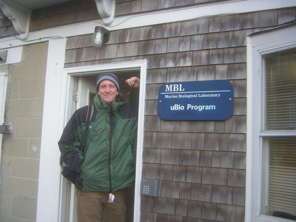 David Remsen at uBio's headquarters at MBL, circa 2007.