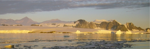 The waters of the Antarctic Peninsula