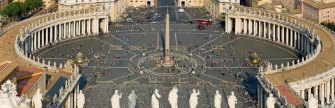 St Peters Square in Vatican City