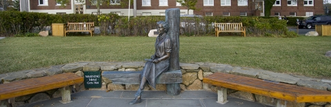 Rachel Carson Statue at MBL