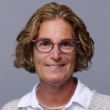 A scientist in a white shirt