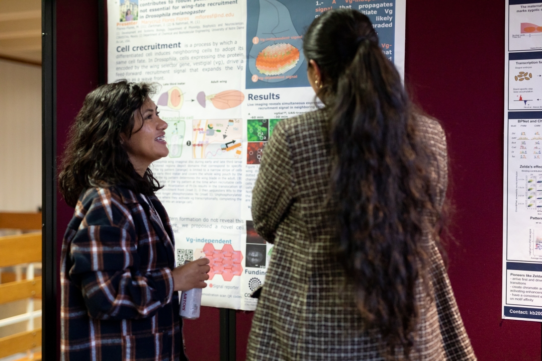 The student poster session at the Embryology Course 130th Anniversary Symposium. Credit: Dee Sullivan